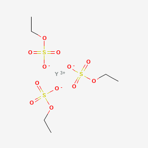 molecular formula C6H15O12S3Y B577343 Yttrium ethyl sulfate CAS No. 1070-80-0