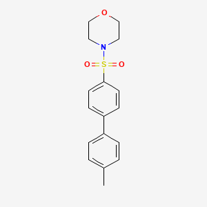 molecular formula C17H19NO3S B5773488 4-[(4'-methyl-4-biphenylyl)sulfonyl]morpholine 