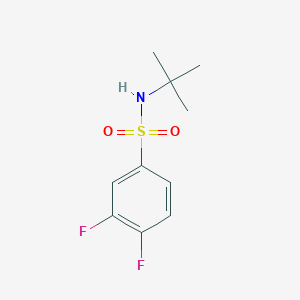 molecular formula C10H13F2NO2S B5773515 N-(tert-butyl)-3,4-difluorobenzenesulfonamide 