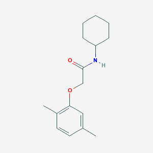 molecular formula C16H23NO2 B5773535 N-cyclohexyl-2-(2,5-dimethylphenoxy)acetamide 