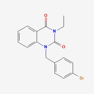 1-(4-bromobenzyl)-3-ethyl-2,4(1H,3H)-quinazolinedione