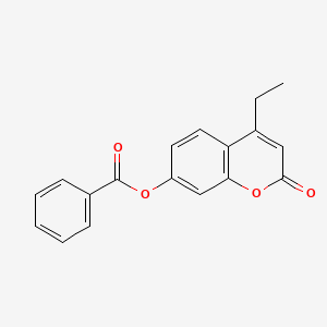 4-ethyl-2-oxo-2H-chromen-7-yl benzoate