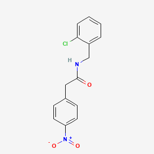 N-(2-chlorobenzyl)-2-(4-nitrophenyl)acetamide