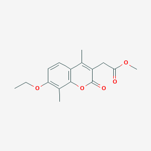 methyl (7-ethoxy-4,8-dimethyl-2-oxo-2H-chromen-3-yl)acetate