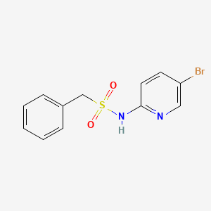 N-(5-bromo-2-pyridinyl)-1-phenylmethanesulfonamide