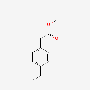 molecular formula C12H16O2 B577368 Ethyl 2-(4-ethylphenyl)acetate CAS No. 14062-20-5