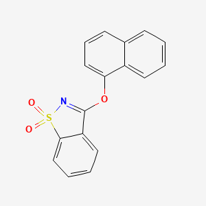 3-(1-naphthyloxy)-1,2-benzisothiazole 1,1-dioxide