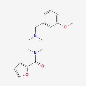 1-(2-furoyl)-4-(3-methoxybenzyl)piperazine