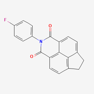 2-(4-fluorophenyl)-6,7-dihydro-1H-indeno[6,7,1-def]isoquinoline-1,3(2H)-dione