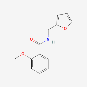 molecular formula C13H13NO3 B5773775 N-(2-furylmethyl)-2-methoxybenzamide CAS No. 332146-31-3