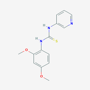 N-(2,4-dimethoxyphenyl)-N'-3-pyridinylthiourea