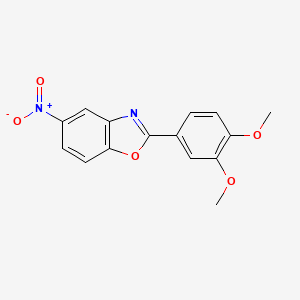 2-(3,4-dimethoxyphenyl)-5-nitro-1,3-benzoxazole