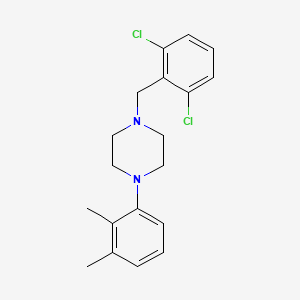 molecular formula C19H22Cl2N2 B5773922 1-(2,6-dichlorobenzyl)-4-(2,3-dimethylphenyl)piperazine 