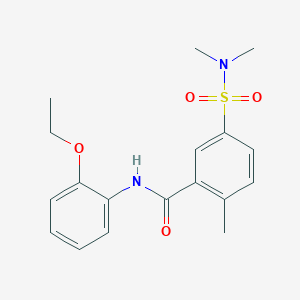 5-[(dimethylamino)sulfonyl]-N-(2-ethoxyphenyl)-2-methylbenzamide