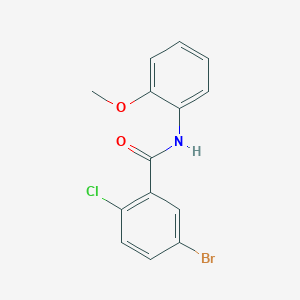 5-bromo-2-chloro-N-(2-methoxyphenyl)benzamide