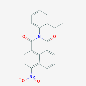 2-(2-ethylphenyl)-6-nitro-1H-benzo[de]isoquinoline-1,3(2H)-dione