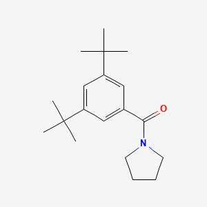 molecular formula C19H29NO B5774057 1-(3,5-di-tert-butylbenzoyl)pyrrolidine CAS No. 4444-53-5