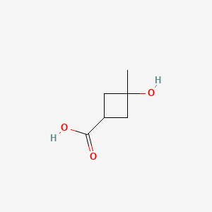 B577406 3-Hydroxy-3-methylcyclobutanecarboxylic acid CAS No. 1314970-28-9