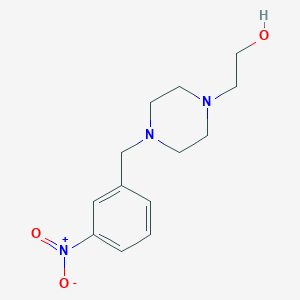 molecular formula C13H19N3O3 B5774067 2-[4-(3-nitrobenzyl)-1-piperazinyl]ethanol 
