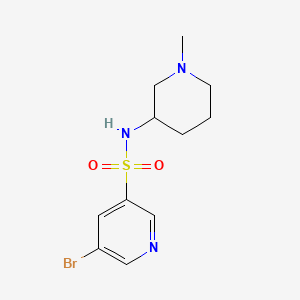 B577411 5-Bromo-n-(1-methylpiperidin-3-yl)pyridine-3-sulfonamide CAS No. 1292400-52-2