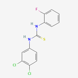 molecular formula C13H9Cl2FN2S B5774260 N-(3,4-dichlorophenyl)-N'-(2-fluorophenyl)thiourea 