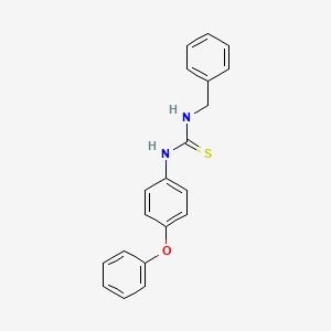 molecular formula C20H18N2OS B5774264 N-benzyl-N'-(4-phenoxyphenyl)thiourea 