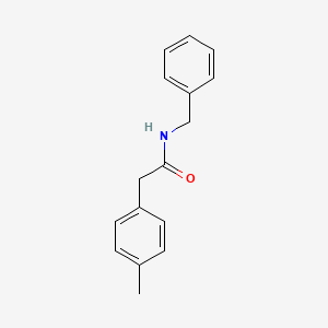 molecular formula C16H17NO B5774389 N-benzyl-2-(4-methylphenyl)acetamide 