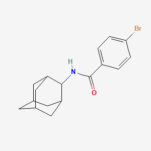molecular formula C17H20BrNO B5774398 N-2-adamantyl-4-bromobenzamide 