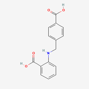 molecular formula C15H13NO4 B5774511 2-[(4-carboxybenzyl)amino]benzoic acid 