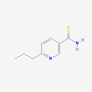 molecular formula C9H12N2S B5774531 6-propyl-3-pyridinecarbothioamide 