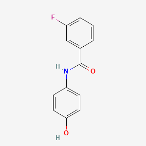 molecular formula C13H10FNO2 B5774548 3-fluoro-N-(4-hydroxyphenyl)benzamide CAS No. 330828-38-1