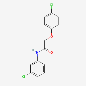 molecular formula C14H11Cl2NO2 B5774611 2-(4-chlorophenoxy)-N-(3-chlorophenyl)acetamide CAS No. 62095-57-2