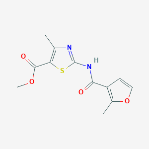 molecular formula C12H12N2O4S B5774717 methyl 4-methyl-2-[(2-methyl-3-furoyl)amino]-1,3-thiazole-5-carboxylate 