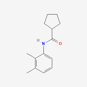 molecular formula C14H19NO B5774757 N-(2,3-dimethylphenyl)cyclopentanecarboxamide 