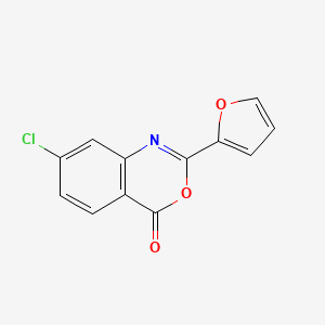 molecular formula C12H6ClNO3 B5774760 7-chloro-2-(2-furyl)-4H-3,1-benzoxazin-4-one 