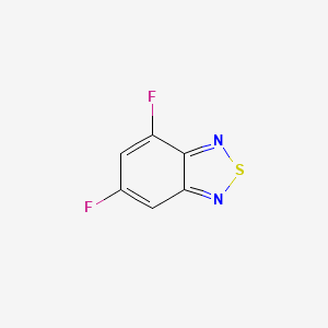 molecular formula C6H2F2N2S B577489 4,6-Difluorobenzo[c][1,2,5]thiadiazole CAS No. 1221793-59-4