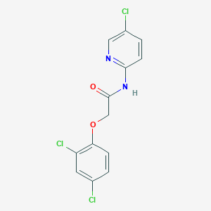 molecular formula C13H9Cl3N2O2 B5774959 N-(5-chloro-2-pyridinyl)-2-(2,4-dichlorophenoxy)acetamide CAS No. 67836-19-5