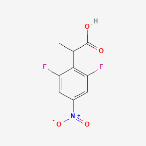 2-(2,6-Difluoro-4-nitrophenyl)propanoic acid