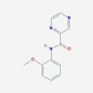 molecular formula C12H11N3O2 B5775000 N-(2-methoxyphenyl)-2-pyrazinecarboxamide 