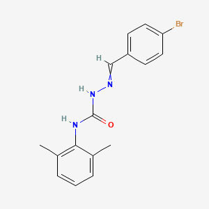 4-bromobenzaldehyde N-(2,6-dimethylphenyl)semicarbazone