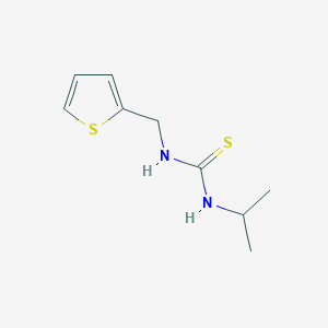 molecular formula C9H14N2S2 B5775061 N-isopropyl-N'-(2-thienylmethyl)thiourea 