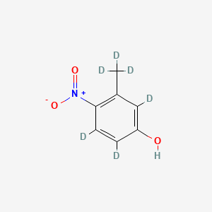 molecular formula C7H7NO3 B577507 3-Methyl-d3-4-nitrophenol-2,5,6-d3 CAS No. 1219803-89-0