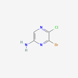 6-Bromo-5-chloropyrazin-2-amine