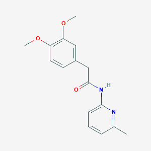 molecular formula C16H18N2O3 B5775141 2-(3,4-dimethoxyphenyl)-N-(6-methyl-2-pyridinyl)acetamide 
