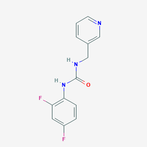 molecular formula C13H11F2N3O B5775217 N-(2,4-difluorophenyl)-N'-(3-pyridinylmethyl)urea 