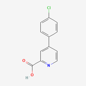 B577525 4-(4-Chlorophenyl)picolinic acid CAS No. 1258612-04-2