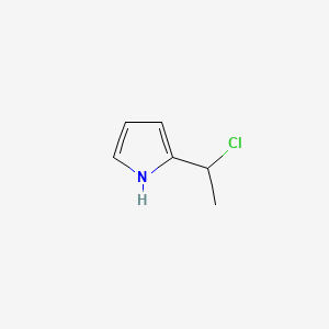 B577528 2-(1-Chloroethyl)-1H-pyrrole CAS No. 1289385-09-6
