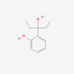 molecular formula C11H16O2 B5775296 2-(1-ethyl-1-hydroxypropyl)phenol CAS No. 17890-64-1
