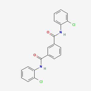 molecular formula C20H14Cl2N2O2 B5775321 N,N'-bis(2-chlorophenyl)isophthalamide 
