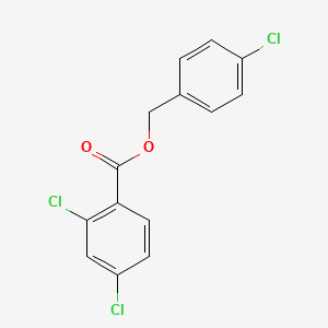 molecular formula C14H9Cl3O2 B5775327 4-氯苄基 2,4-二氯苯甲酸酯 